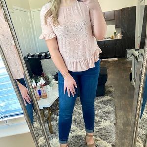 ❌SOLD Pink Short Sleeve Top 🌸✨